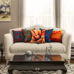 SEJ by Nisha Gupta Multicolor Cushion Covers - Set of 5-image-78