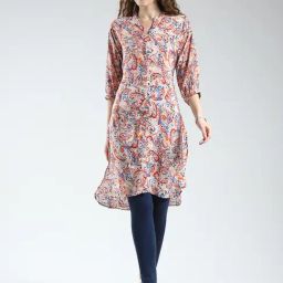 Monte Carlo Multi Color Polyester Printed Tunic-42
