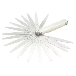Dasqua 0.03-1 mm DIN2275 Silver Feeler Gauge, 1832-0100 (Pack of 32 Pcs)-13