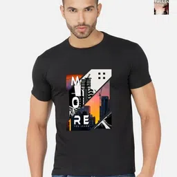 GLOBAL NOMAD Men 2 Printed Bio Finish Applique T-shirt-picture-37