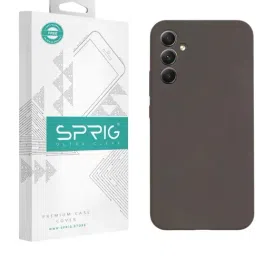 Sprig Liquid Silicone Back Cover for SAMSUNG GALAXY A34 5G (Grey)-image-38