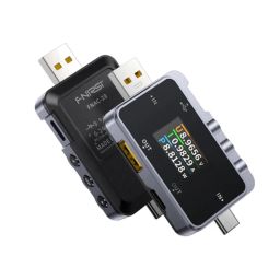 FNIRSI FNAC-28 2-in-1 Type-C USB Tester Digital Voltmeter, Ammeter, and Power Bank Charger Measurement Tool For Accurate Power Bank and Charger Testing - RS8370FNIRSI FNAC-28 2-in-1 Type-C USB Tester Digital Voltmeter, Ammeter, and Power Bank Charger Measurement Tool For Accurate Power Bank and Charger Testing - RS8370-24