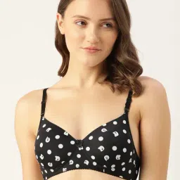 Lady Lyka Black Non Wired Padded T-Shirt Bra-picture-25