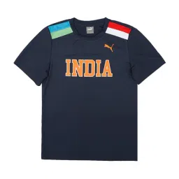 Puma Kids Cricket India Ink Regular Fit T-Shirt-picture-19