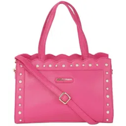 BELLADAMA Rosa Maria Pink Solid Medium Handbag-picture-25