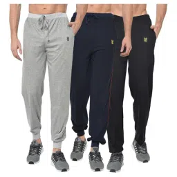 Vimal Jonney Multicolor Regular Fit Joggers & Trackpants - Pack of 3-image-72