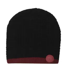 Woodland Black Textured Beanies-image-58
