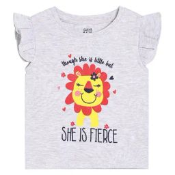 MINIKLUB Girls Grey Knit Digital Print Regular Fit Knit Top-image-57