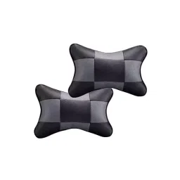 Auto Pearl Black Grey Car Neck Cushion/Neck Pillow Compatible with Santro-image-45