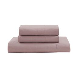 LANE LINEN Purple 144 TC King Bedsheet with 2 Pillow Covers-image-3