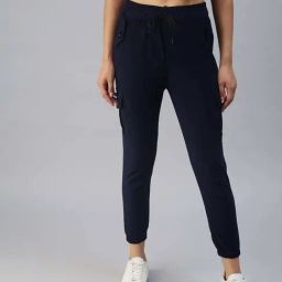 SHOWOFF Navy Blue Tie - Dye Track Pants-image-82