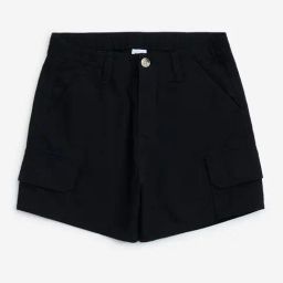 Y&F Kids by Westside Black High-Rise Cotton Shorts-image-10