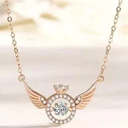 ATRAER Women Alloy Gold-Plated Pendant with Chain-image-89