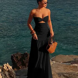 StyleCast x Revolte Bodycon Maxi Dress-image-25