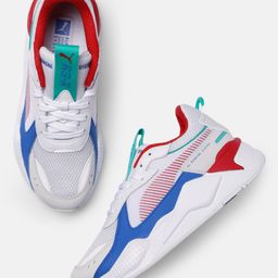 Puma Unisex White & Blue x RS-X TOYS Sneakers-99