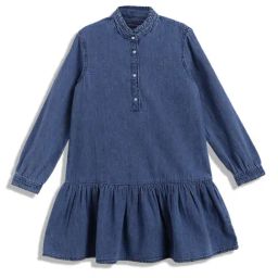 Tommy Hilfiger Kids Blue Regular Fit Dress-picture-22