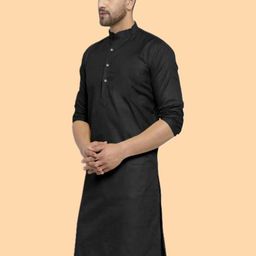 ANUJ FASHION Men Blended A-Line Kurtas-picture-3