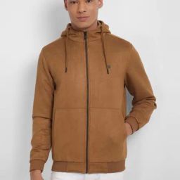 Allen Solly Brown Regular Fit Hooded Jacket-image-66