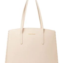 Forever New Wylie Whipstitch Beige Large Shoulder Bag-image-21