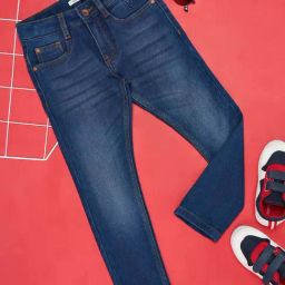 Pantaloons Junior Boys Blue Cotton Regular Fit Jeans-picture-11