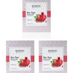 Richfeel De-Tan Facial Kit - Pack of 3-15