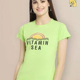 Metronaut Women Typography 2 Printed T-shirt-picture-38