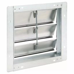 Dayton Aluminum Wall Mount 152.4 mm (6 Inch) Static Backdraft Damper, 2C518-image-11