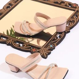 The White Pole Women's Nude Casual Sandals-51