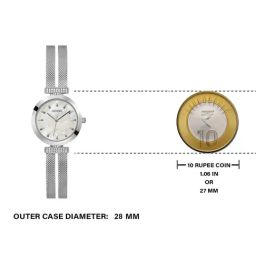 GUESS Gb Array White Round Dial Analog Womens Watch - GW0471L1 image 5