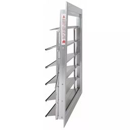 Dayton Aluminum Ceiling Wall Mount 4-1/2 inch Dynamic Intake Shutter Damper, 4YN17-image-35