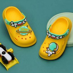 Yellow Bee Boys Printed Clogs Flip Flops-10