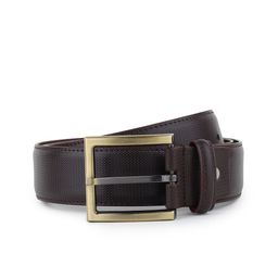 Pacific Gold Men Textured Formal Belt-image-71