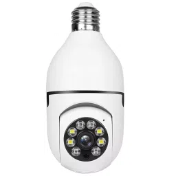 TECHNOVIEW WiFi Wireless CCTV Camera 1080P Bulb Shape PTZ V380 Pro Security Camera with LED Lights-1