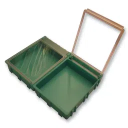LICEFA Box, Smd, 41X37X15Mm, B=Green, L=Transp, SMD-BOX N3-2-3-7-1-14