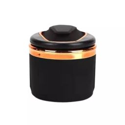 Robustt Matt Finish Round ABS Car Ashtray with Lid (Pack of 2)-20