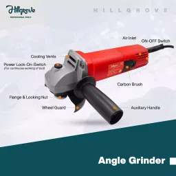 Hillgrove HGCM391M1 850 W Angle Grinder, 700 W Drill Machine Combo, HGCM690 image 3
