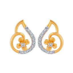 P.C. Chandra Jewellers 18 kt Gold & Diamond Earrings-picture-27