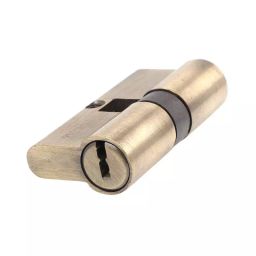Link Euro Profile Cylinder Lock Regular Keys One Side Key Brass Antique Finish With 3 Keys 72 mm-image-44