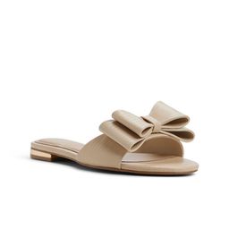 ALDO Women Textured Open Toe Flats with Bows-12