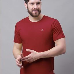 Friskers Round Neck Pure Cotton T-shirt-picture-29