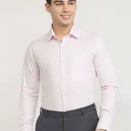 Raymond Pure Cotton Contemporary Fit Cutaway Collar Formal Shirt-picture-42