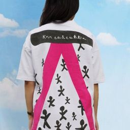 KNN Calcutta Unisex Graphic Printed Round Neck Cotton Oversized T-shirt-6