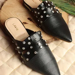 Lavie Women Embellished Mules Flats-17