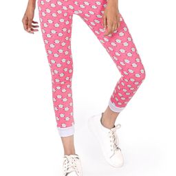 D'chica Thermal Cats Print Bottom - Pink-image-24