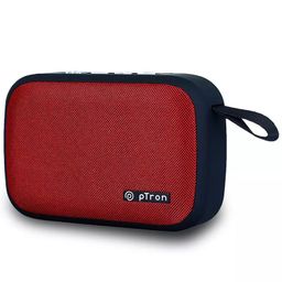 pTron Musicbot Lite 5W Mini Bluetooth Speaker with 6Hrs Playtime - Red-27