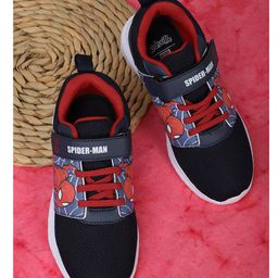 Kidsville Marvel Featuring Spiderman Designed Velcro Closure Shoes - Navy Blue-image-80