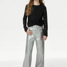 Marks & Spencer Girls Round Neck Top-image-29