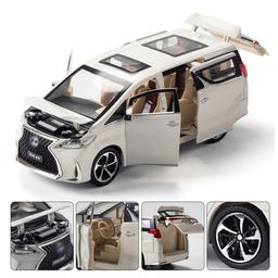 ADKD 1:24 Scale Die Cast Lexus LM300 Car Model Metal Car with Openable Doors & Pull Back with Sound and Light - (Colour May Vary/ Random Color) image 4