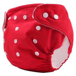 Deedry Cloth Reusable Diapers With Insert Pack of 2 - Red & Blue image 5