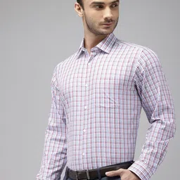 Van Heusen Checked Formal Shirt-image-52